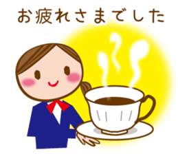 A Working Girl [honorific] sticker #6972633