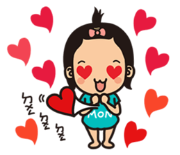 Sisters monmon and olivia kwan no.2 sticker #6973680