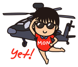 Sisters monmon and olivia kwan no.2 sticker #6973705