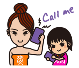 Sisters monmon and olivia kwan no.2 sticker #6973711