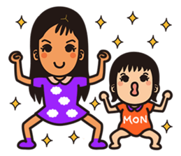 Sisters monmon and olivia kwan no.2 sticker #6973713