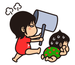 Sisters monmon and olivia kwan no.2 sticker #6973718