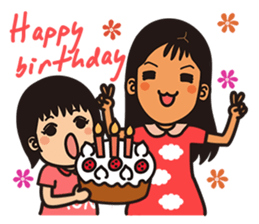 Sisters monmon and olivia kwan no.2 sticker #6973719