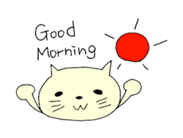 English cat. sticker #6973962