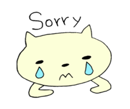 English cat. sticker #6973966