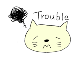 English cat. sticker #6973967