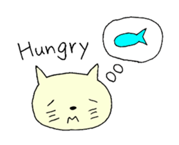 English cat. sticker #6973969