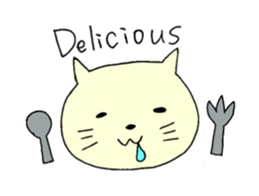 English cat. sticker #6973970