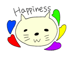 English cat. sticker #6973971