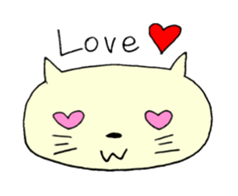 English cat. sticker #6973972