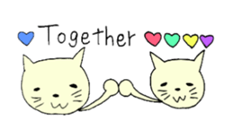 English cat. sticker #6973974