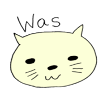 English cat. sticker #6973978