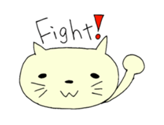 English cat. sticker #6973984