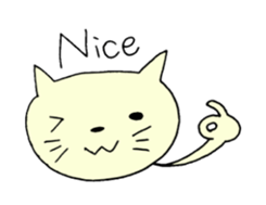 English cat. sticker #6973988