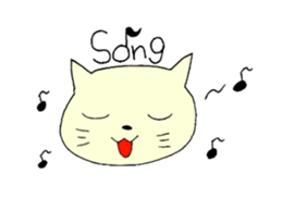 English cat. sticker #6973989