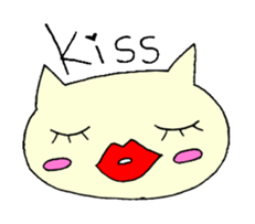 English cat. sticker #6973992