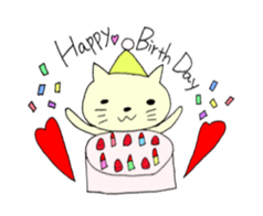 English cat. sticker #6973995