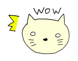 English cat. sticker #6973998