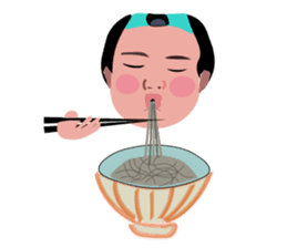 A fat samurai sticker #6974014