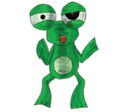 frogie is here sticker #6974174