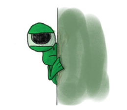 frogie is here sticker #6974176