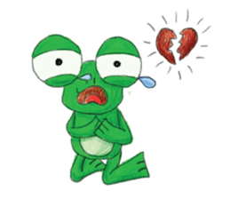 frogie is here sticker #6974181