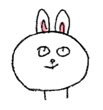 Expressive rabbit sticker #6974247