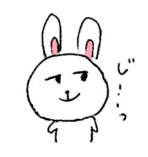 Expressive rabbit sticker #6974248