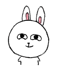 Expressive rabbit sticker #6974250