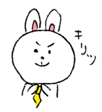 Expressive rabbit sticker #6974260