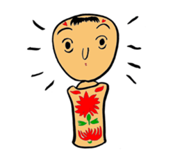 Private talk of the kokeshi doll  Part 2 sticker #6974712