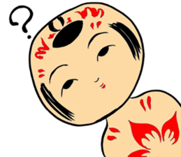Private talk of the kokeshi doll  Part 2 sticker #6974713