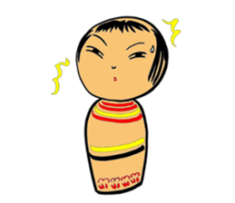 Private talk of the kokeshi doll  Part 2 sticker #6974716