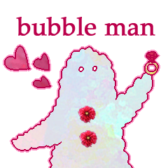 bubble man