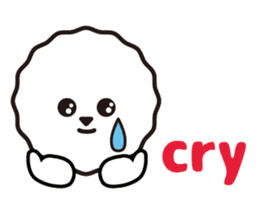 Bichon Frise basic Sticker(English ver.) sticker #6975402