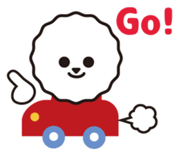 Bichon Frise basic Sticker(English ver.) sticker #6975407