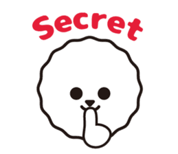 Bichon Frise basic Sticker(English ver.) sticker #6975411
