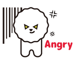 Bichon Frise basic Sticker(English ver.) sticker #6975412