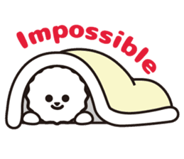 Bichon Frise basic Sticker(English ver.) sticker #6975414