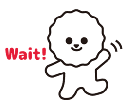 Bichon Frise basic Sticker(English ver.) sticker #6975420