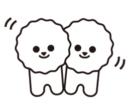 Bichon Frise basic Sticker(English ver.) sticker #6975422