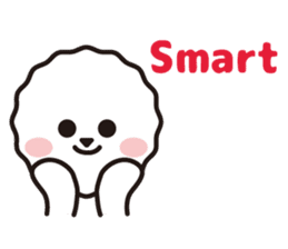 Bichon Frise basic Sticker(English ver.) sticker #6975428
