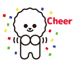 Bichon Frise basic Sticker(English ver.) sticker #6975432