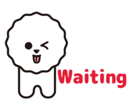 Bichon Frise basic Sticker(English ver.) sticker #6975438