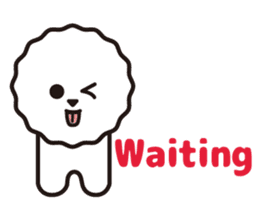 Bichon Frise basic Sticker(English ver.) sticker #6975438