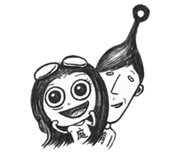 1042-An office worker's story sticker #6975562