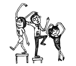 1042-An office worker's story sticker #6975586