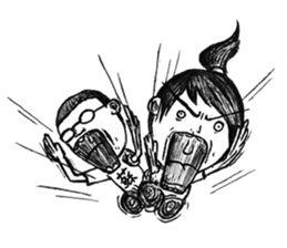 1042-An office worker's story sticker #6975587