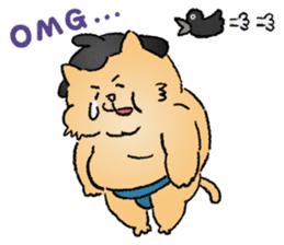 Sumo Cat - step by step sticker #6976132