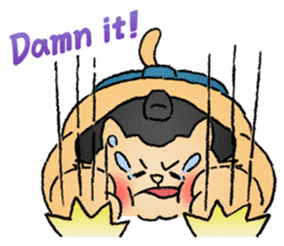 Sumo Cat - step by step sticker #6976135